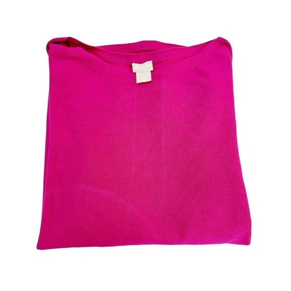Chicos Long Sleeve Crew Neck Sweater Size 2 Large - Picture 1 of 4
